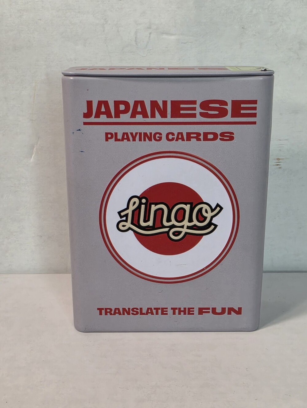 Lingo Japanese Playing Cards in Premium Travel Tin
